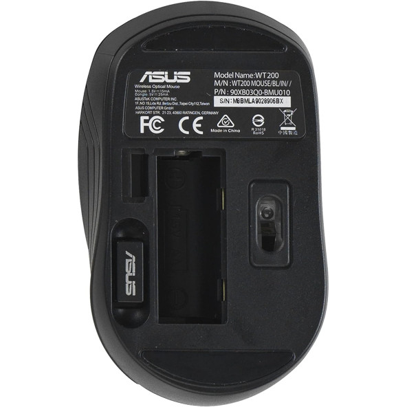Asus WT200 Ergonomik Optik Kablosuz Mouse - 7