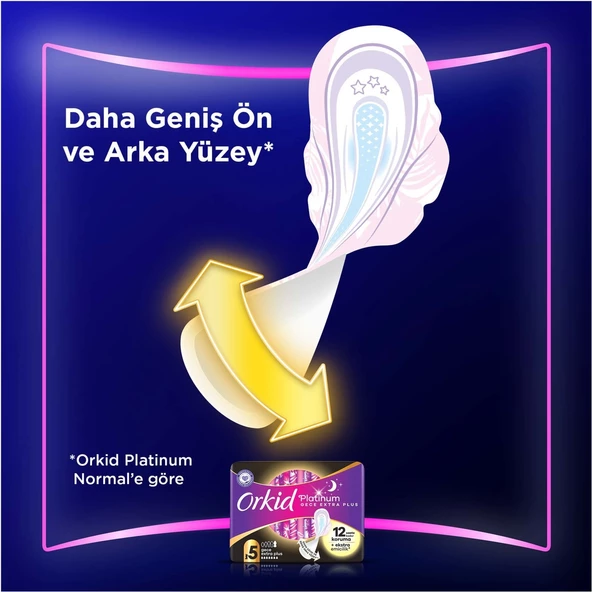 Orkid Platinum Gece Ped 24 Adet - Resim 5