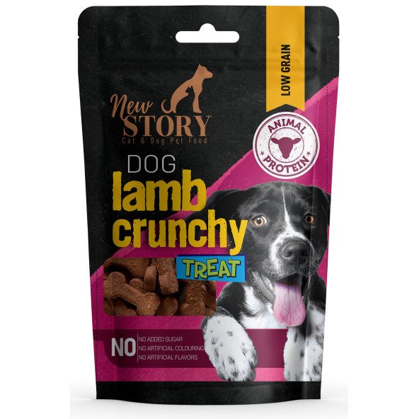 Amore Köpek Çinko Biyotin Tableti 72li Tüy Dökümü, New Story Lamb Crunchy 2x80gr Ödül Maması - 2