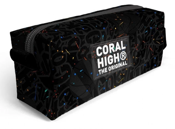 Coral High Gri Basketbol Desenli Erkek Çocuk Isı Yalıtımlı Beslenme Çantası ve Kalemlik Seti - Resim 3