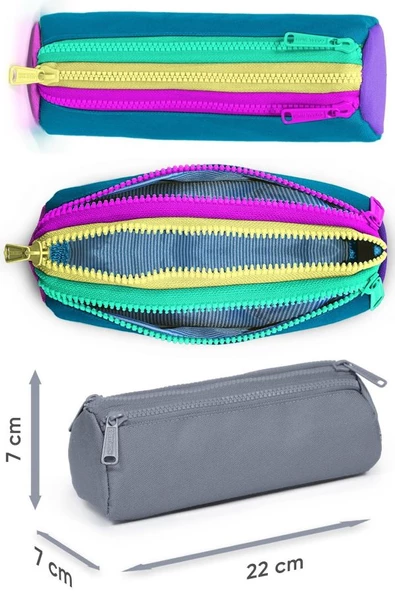 Coral High İlkokul Sırt Çantası ve Kalemlik Seti - Pembe Pastel Renkli - Kız Çocuk - Resim 3