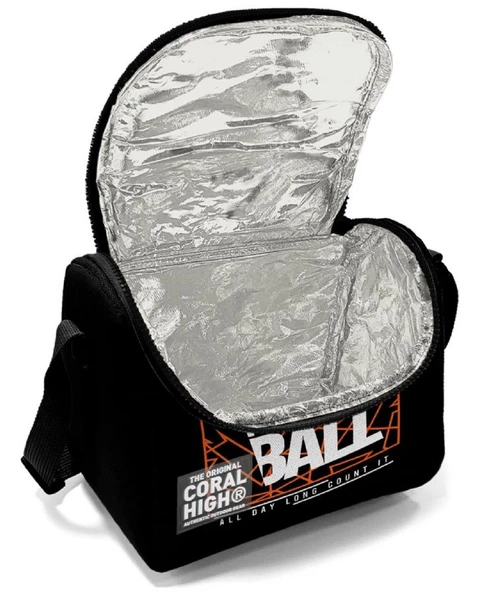 Coral High Dört Bölmeli Ortaokul Çantası ve Beslenme Çantası Seti - Siyah Basketbol - Erkek Çocuk - Resim 3