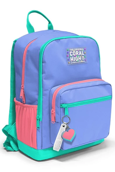 Coral High Dört Bölmeli Derin Mavi Ortaokul Çantası - Erkek Çocuk - 1