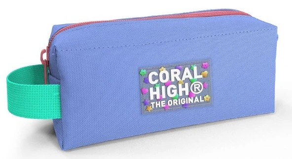 Coral High Derin Mavi Tek Bölmeli Kalemlik - Erkek Çocuk Kalem Çantası
