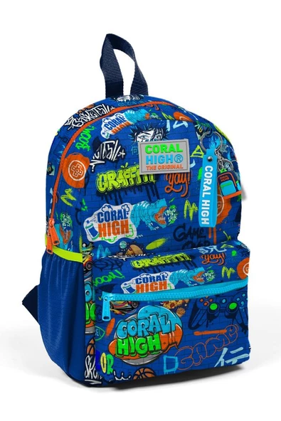 Coral High Saks Grafiti Mini Yuva Sırt Çantası - Erkek Çocuk