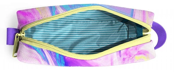 Coral High Unicorn Tek Bölmeli Kalemlik - Kız Çocuk Kalem Çantası - Resim 3