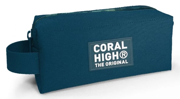 Coral High Nefti Kamuflaj Tek Bölmeli Kalemlik - Kız Çocuk Kalem Çantası