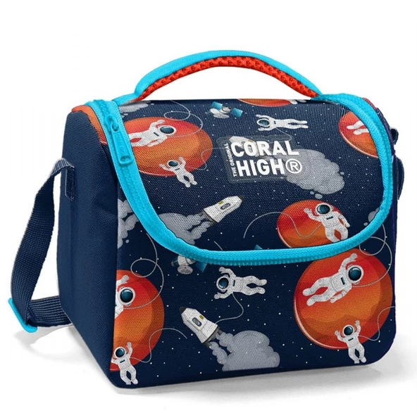 Coral High Lacivert Mavi Astronot Isı Yalıtımlı Beslenme Çantası - Erkek Çocuk