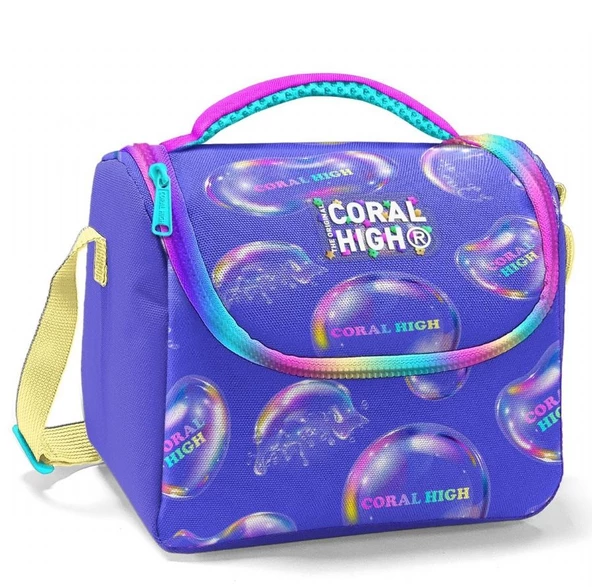 Coral High Lavanta Pembe Baloncuk Isı Yalıtımlı Beslenme Çantası - Kız Çocuk ürün görseli
