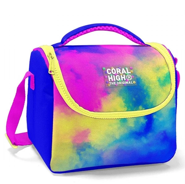 Coral High Renkli Batik Isı Yalıtımlı Beslenme Çantası - Kız Çocuk ürün görseli