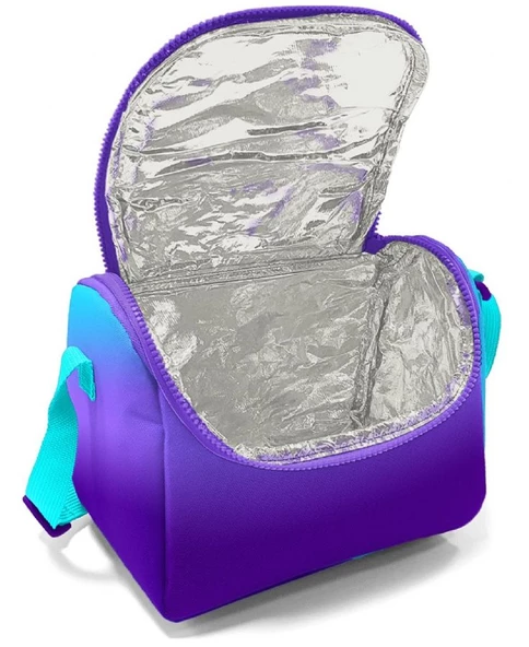 Coral High Turkuaz Mor Renk Geçişli Isı Yalıtımlı Beslenme Çantası - Erkek Çocuk - Resim 2