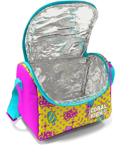 Coral High Mixed Dondurma Isı Yalıtımlı Beslenme Çantası - Kız Çocuk - Resim 2