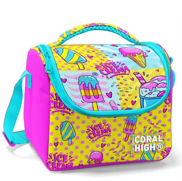 Coral High Mixed Dondurma Isı Yalıtımlı Beslenme Çantası - Kız Çocuk ürün görseli