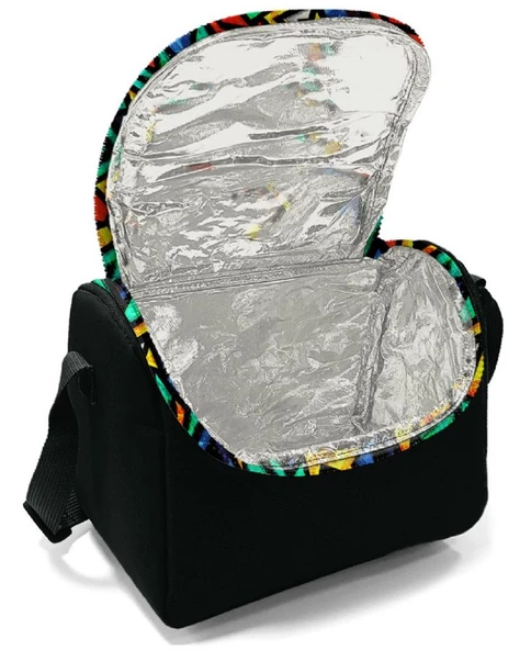 Coral High Siyah Grafiti Isı Yalıtımlı Beslenme Çantası - Erkek Çocuk - Resim 2