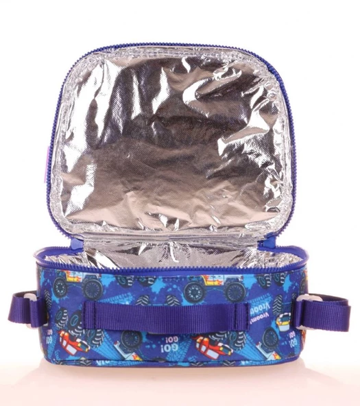 Kaukko Kids Isı Yalıtımlı Erkek Çocuk Lacivert Arazi Aracı Beslenme Çantası - Resim 2