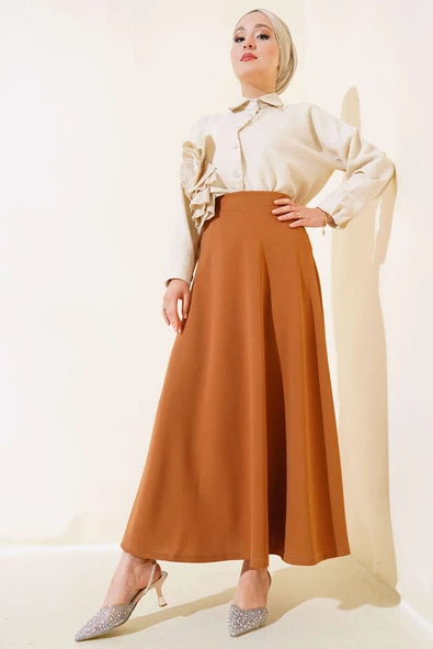 Basic Kloş Etek Taba - Resim 2