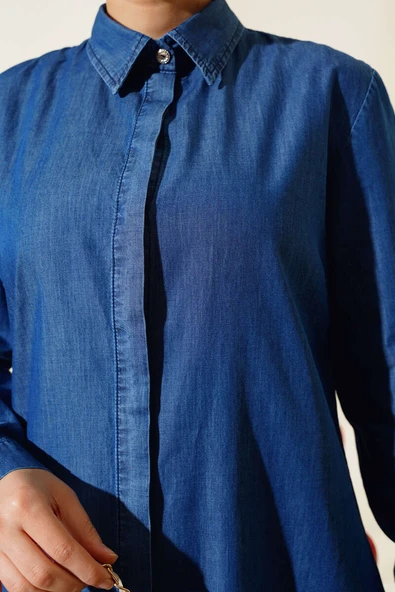 Püsküllü Kot Tunik Kot - Resim 4