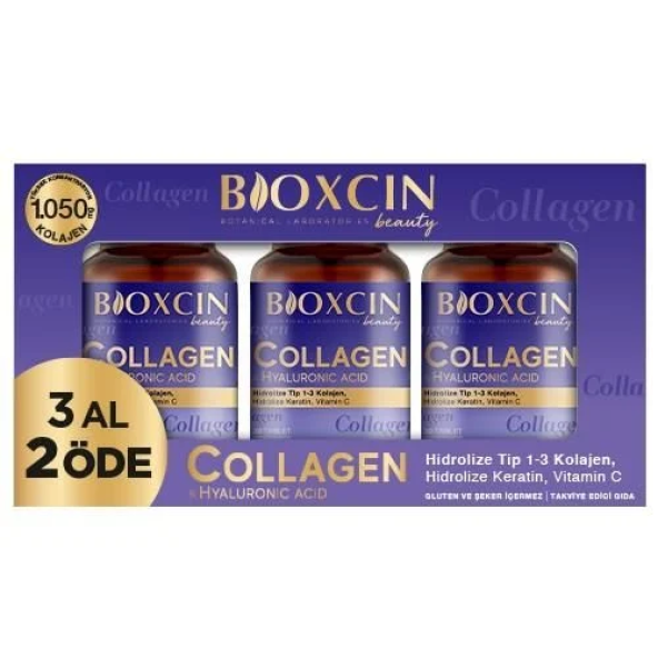 Bioxcin Collagen 30 Tablet 3 al 2 öde