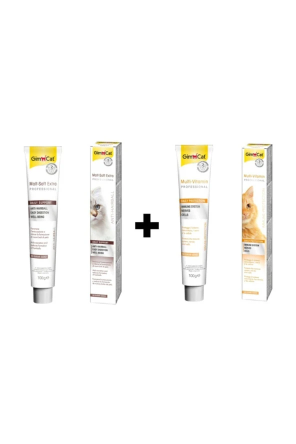 100 gr Malt Soft Extra + 100 gr Multi Vitamin Kedi Macunu
