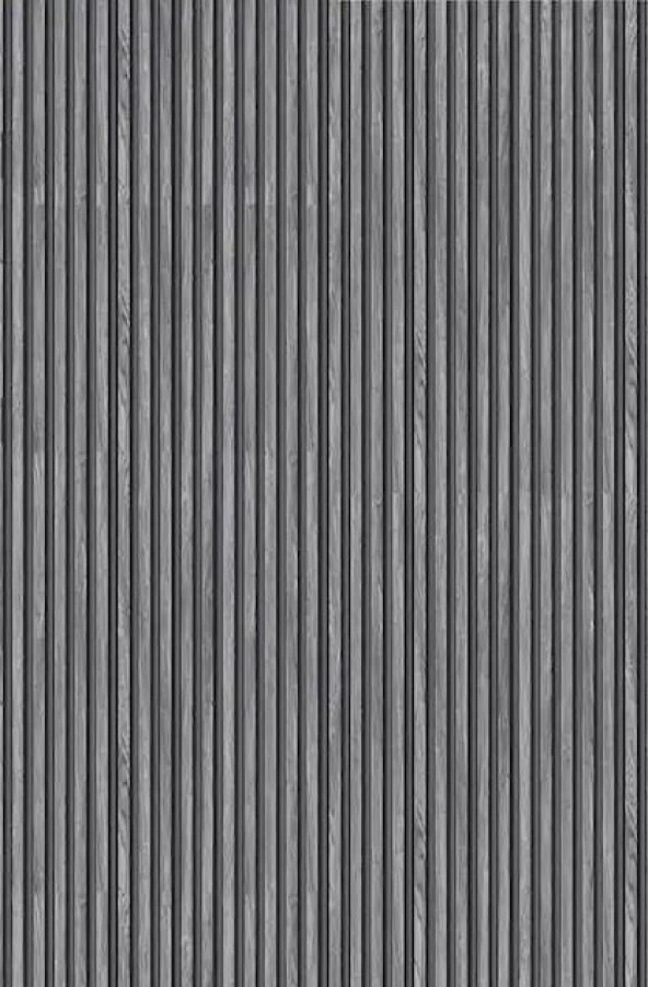 Renkli Duvarlar Atc Gri Antrasit Dekoratif Görünüm Pvc Kaplama Lambiri 12cmx90cm - 4