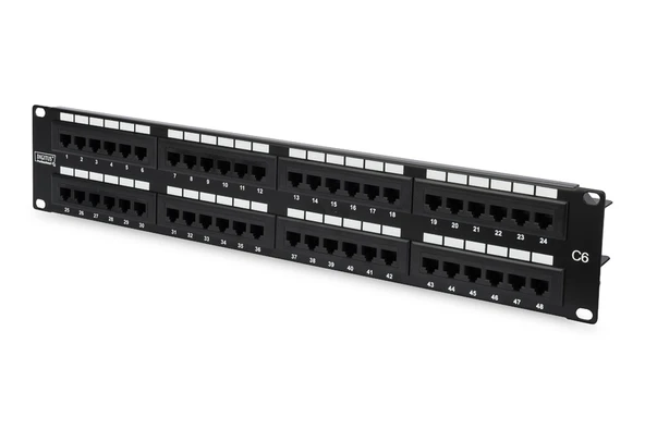 Digitus DN-91648U 48'lİ Cat 6 UTP 19" 2U zırhsız p patch panel - Resim 1