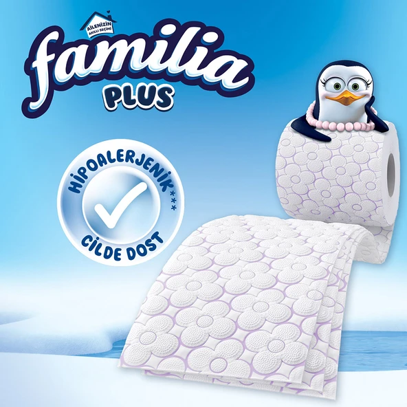 Familia Plus Parfümlü Tuvalet Kağıdı 96 Rulo (32 Rulo x 3 Paket) - 5