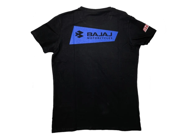 Bajaj Siyah Erkek T-Shirt  % 100 Pamuk - Resim 2
