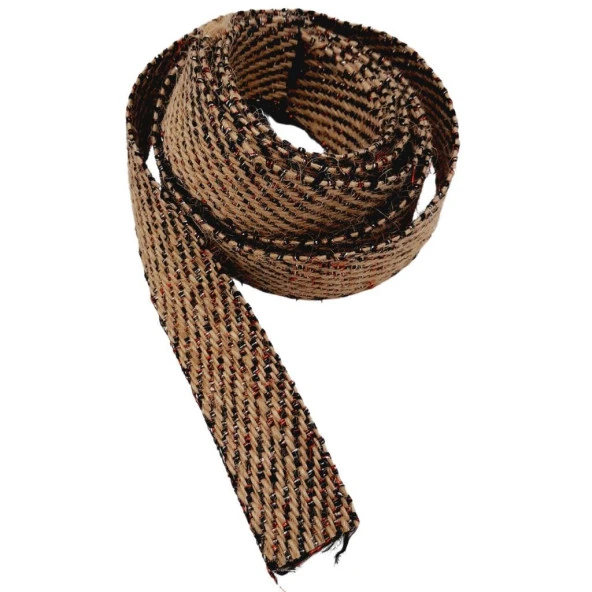 Angel Çanta Aksesuar 3.5 cm Jüt Kolon Renkli Simli 1 metre - 3