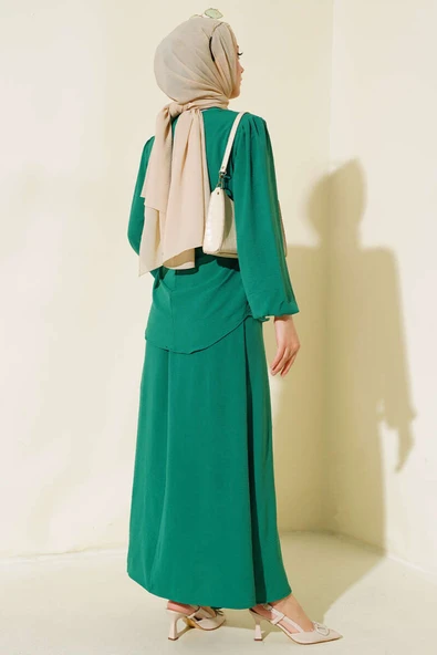 Ayrobin Etekli İkili Takım Yeşil - Resim 3