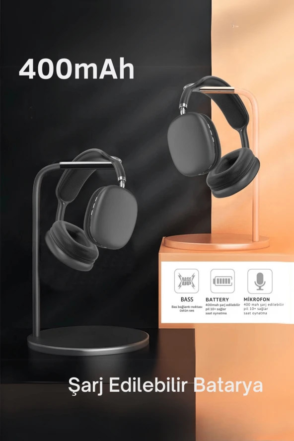 BHH1002 Kafaüstü Bluetooth Kulaklık - 4