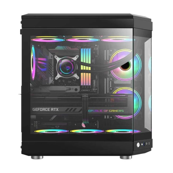 Dragos Spark Ryzen 7 5700X 32GB Ram 1TB M.2 NVMe SSD 8GB RTX4060 Sıvı Soğutuculu Oyuncu Bilgisayarı - 2