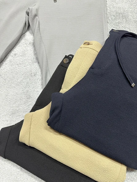 Demente 944 Erkek Kayra Kumaş Beli Lastikli Jogger - 11