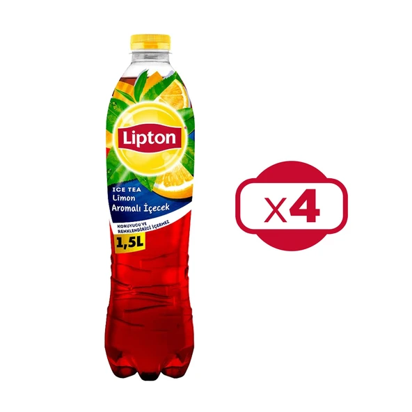 Lipton Ice Tea Limon 1.5 lt X 4 Adet - Resim 2