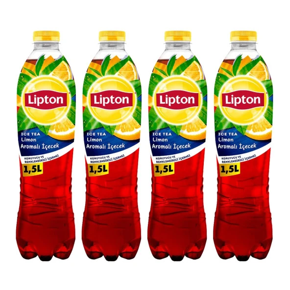 Lipton Ice Tea Limon 1.5 lt X 4 Adet