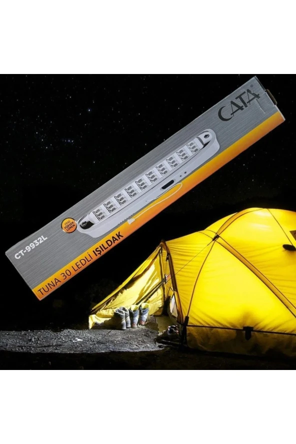 Cata Tuna CT-9932 30 Ledli Şarjlı Işıldak - 2