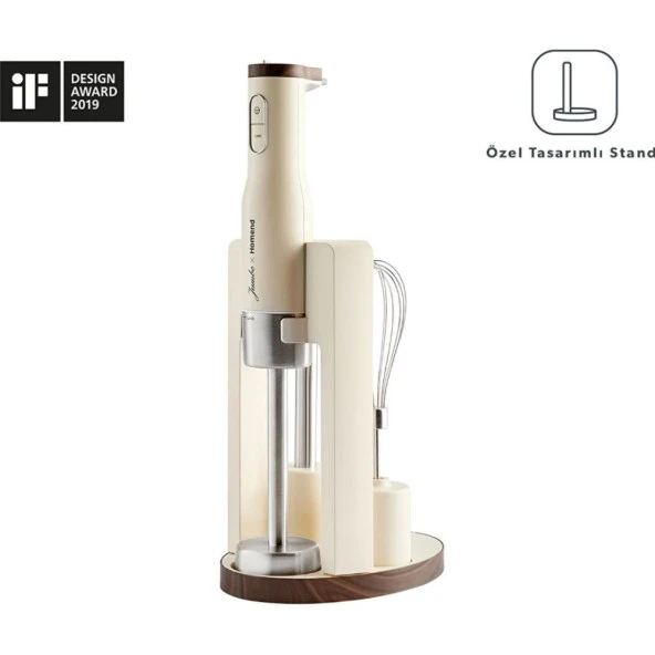 Homend Artfood 1925H El Blender Set Krem