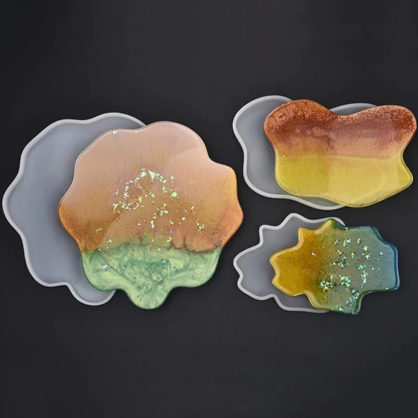 Bardak Altı Reçine Epoksi Kalıp - 3 boyut Set -241-ABC
