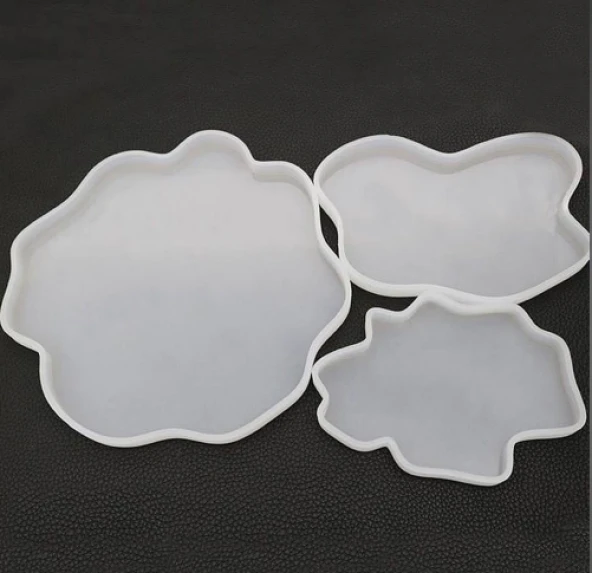 Bardak Altı Reçine Epoksi Kalıp - 3 boyut Set -241-ABC - 3