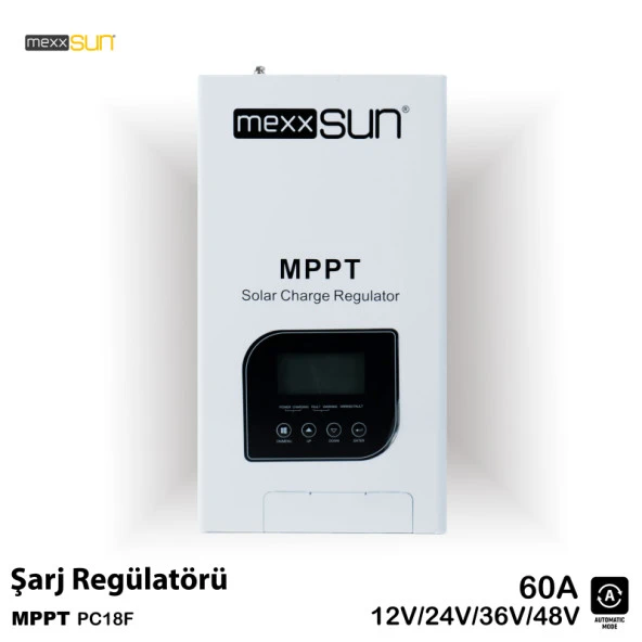 Mexxsun® (PC18F) 60A MPPT 12/24/48V Şarj Kontrol Cihazı EA9721947