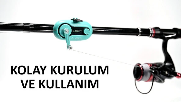 Valkyrie Yüksek Ses ve LED Işıklı Olta Kamış Balık Alarmı Kollu Hassas Rocker Alarm Kolay Kurulum - 5
