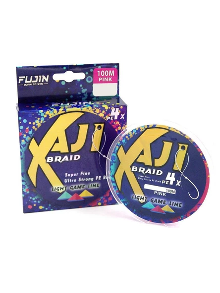 Fujin Aji Light Game Braid 4X 100Mt. Pink İp Misina ürün görseli