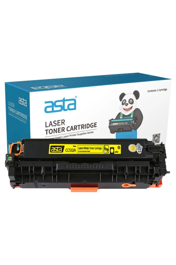 Ah-cc532a/ce412a/cf382a/crg-718 Y Renkli Lazer Toner / Yellow ürün görseli
