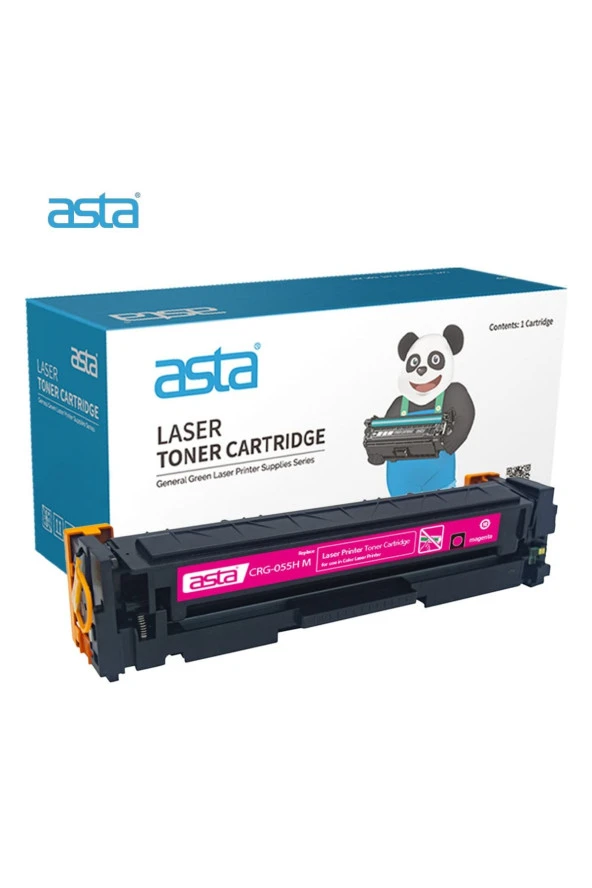 Asta Acn-crg-055h M Magenta Toner (çipli) (5.900 Sayfa) ürün görseli