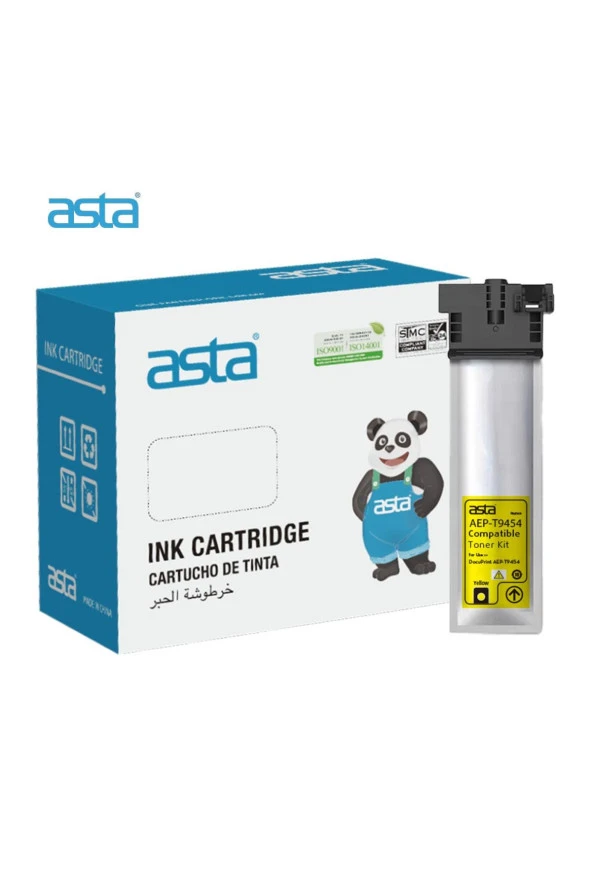Asta Aep-t9454 Yellow Toner (5.000 Sayfa) ürün görseli