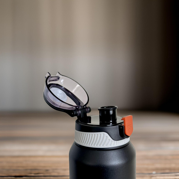 Yüksek Dereceli Sıcak Ve Soğuk Paslanmaz Çelik (STANLESS STEEL) Termos 1000 ml (1 LT) - 2