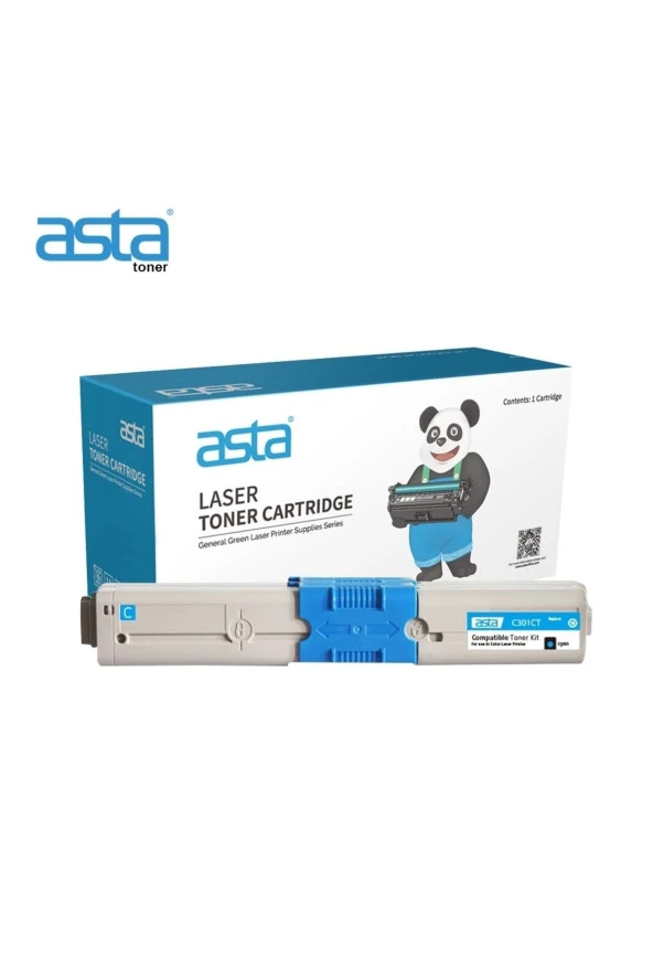 Asta Aok-c301ct/44973543/c301/c321 Mc332/mc342 Cyan Lazer Toner ürün görseli