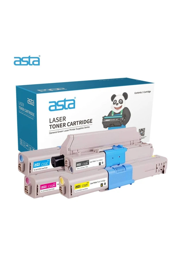 Asta Aok-c332kx/46508736/c332dn/mc363dn Siyah Toner ürün görseli