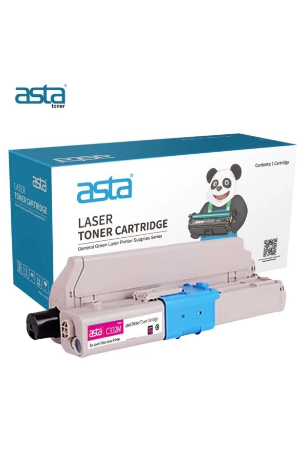 Asta Aok-c332mx/46508734/c332dn/mc363dn Kırmızı Toner