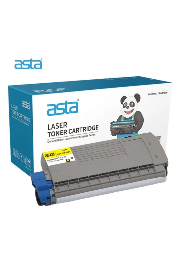 Asta Aok-c710yt/44318605 Yellow Toner ( 11.500 Sayfa)