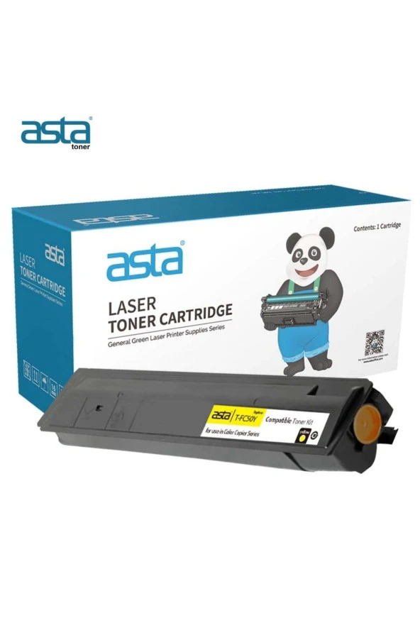 Asta Ats-t-fc50y/3055c/3555c/4555c/5055c Sarı Toner Uyumlu ürün görseli